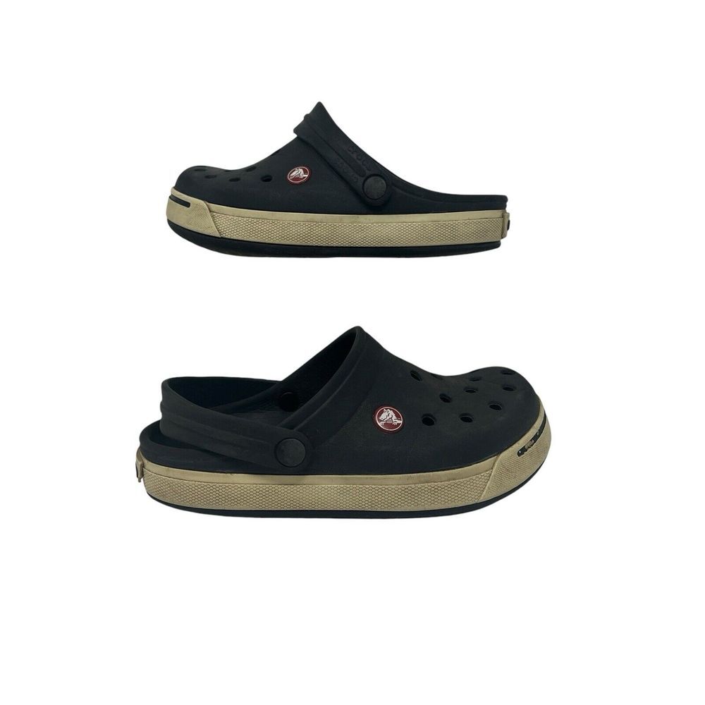 Crocs Bayaband Clog‎ Navy Kids Size 2 (J2) Comfort Slip On Water Shoes Boys